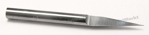 Конический гравер с плоской режущей кромкой 0,1мм, угол 15 градусов, HTAG, Duratech