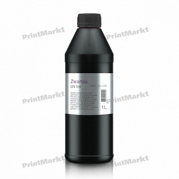 УФ чернила для широкоформатной печати баннеров Zwartau Black UV 1L