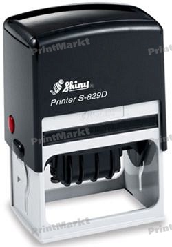 Датер с полем для текста (64 x 40 мм) Printer S-829D, Shiny, в ассортименте