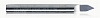 Конический гравер с плоской режущей кромкой 0,1мм, угол 30 градусов, HTAG, Duratech