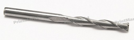 Спиральная концевая фреза Duratech с двумя режущими кромками D=3.175 мм, 22/45, DEHM