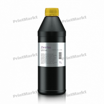 УФ чернила для широкоформатной печати баннеров Zwartau Yellow UV 1L