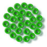 Люверсы PrintMarkt, зеленые, d 4 мм в аасортименте