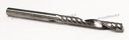 Спиральная концевая фреза Duratech с одной режущей кромкой D=3.175 мм, 22/45, SERM