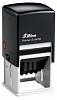 Датер с полем для текста (42 x 42 мм) Printer S-542D, Shiny, в ассортименте