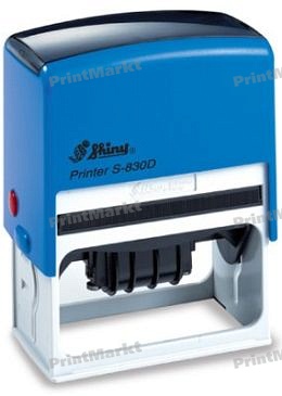Датер с полем для текста (75 x 38 мм) Printer S-830D, Shiny, в ассортименте