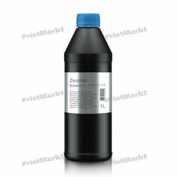 Сольвентные чернила для широкоформатной печати Zwartau Solvent Cyan 1L