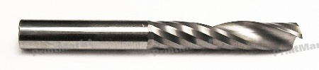 Спиральная концевая фреза Duratech с одной режущей кромкой D=6.0 мм, 28/55, SERM