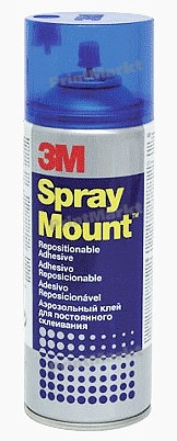 Аэрозольный клей 3M™ Scotch Spray-Mount прозрачный, 400мл