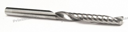 Спиральная концевая фреза Duratech с одной режущей кромкой D=3.175 мм, 25/50, SERM