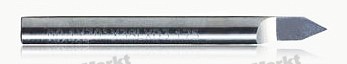 Конический гравер с плоской режущей кромкой 0,1мм, угол 30 градусов, HTAG, Duratech