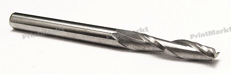 Спиральная концевая фреза Duratech с двумя режущими кромками D=3.175 мм, 12/40, DEHM