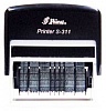 Мини-датер с двумя датами Printer S-311, 3мм, Shiny, в ассортименте