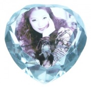 Фотокристалл (заготовка) SJ14 Алмазное сердечко (Heart Diamond), 80х80мм