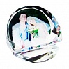 Фотокристалл (заготовка) SJ62 Футляр для карточек (Cardcase Shaped Crystal), 45х90мм