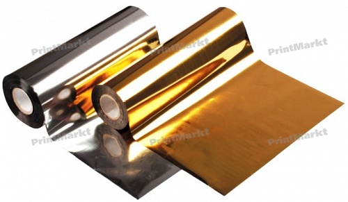 Самоклеящаяся пленка ПВХ Unifol 5996 металлизированная, глянцевая, золотое "зеркало",1м х 1м
