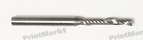 Спиральная концевая фреза Duratech с одной режущей кромкой D=2.5 мм, 8/38, SEHM