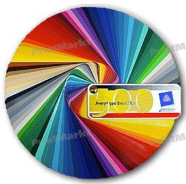 Цветная виниловая пленка Avery 500 для внешней графики, рекламы, глянцевая/матовая, ассортимент цветов