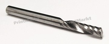 Спиральная концевая фреза Duratech с одной режущей кромкой D=3.175 мм, 12/38, SEHM