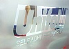 Самоклеящаяся пленка ПВХ Unifol 7802 для декорирования стекла,голубая, матовая, в ассортименте