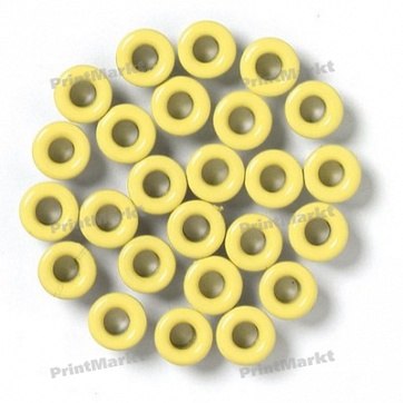 Люверсы PrintMarkt, желтые, d 4 мм в ассортименте