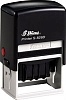 Датер с полем для текста (56 x 33 мм) Printer S-828D, Shiny, в ассортименте